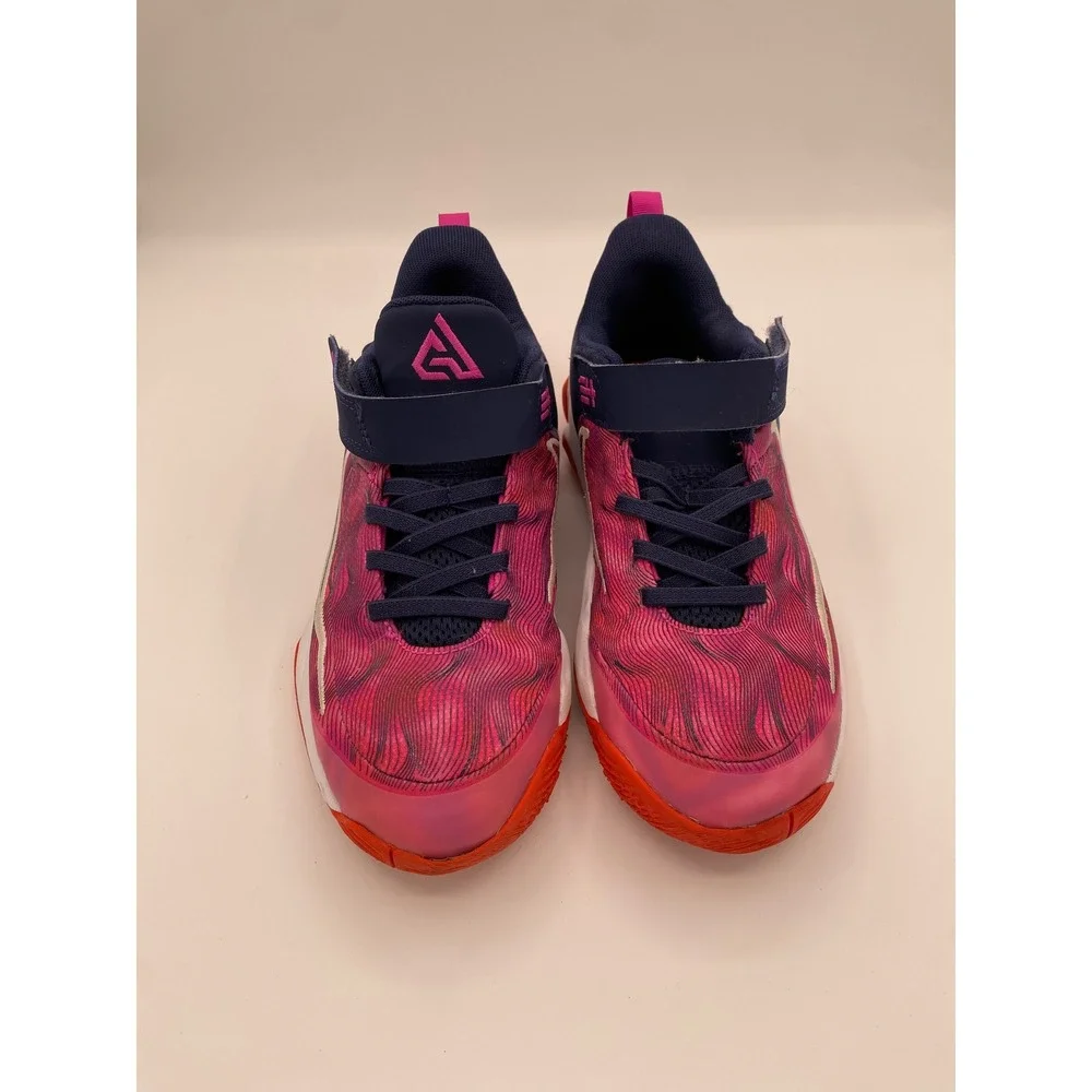 Nike Giannis Immortality 2 Kids Basketball Shoes Pink Blue IH7663-600 2.5Y